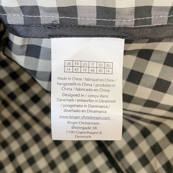 ROTATE BIRGER CHRISTENSEN Gingham shell mini dress - Picture 15 of 16